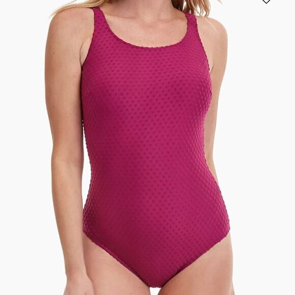Gottex NWT Daydream Mastectomy Scoop Neck One Piece Bathing Suit Size 10 - Picture 4 of 11